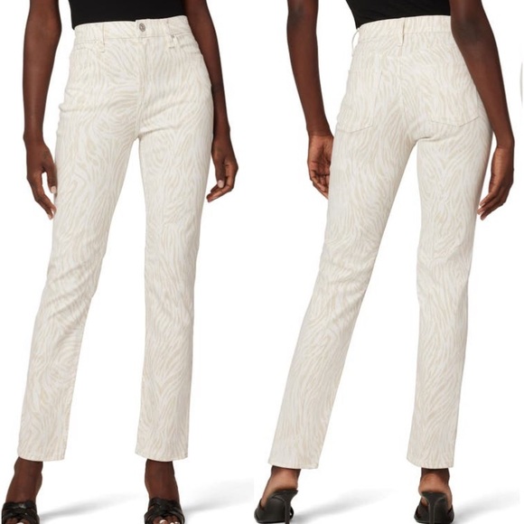 HUDSON Women's Holly High Rise Straight Leg Jeans – Distressed Knee Detail, Front Yoke – Classic Denim Fit - View #9